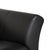 Model 322 3-Seater Sofa in Black Leather from Rolf Benz For Sale - Image 5 of 12