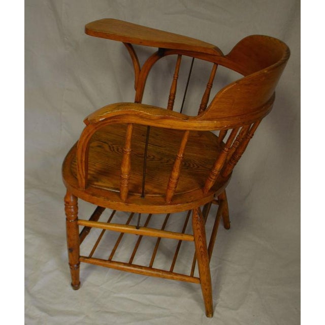 Vintage Oak Classroom School Chair Chairish