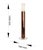 Handcrafted Ceramic Floor Lamp in with Linen Cylinder Lampshade in Polished Amber Glaze by Svitanok For Sale - Image 6 of 7