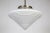 1920s Large Art Deco Milk Glass Spinning Top Pendant For Sale - Image 4 of 7