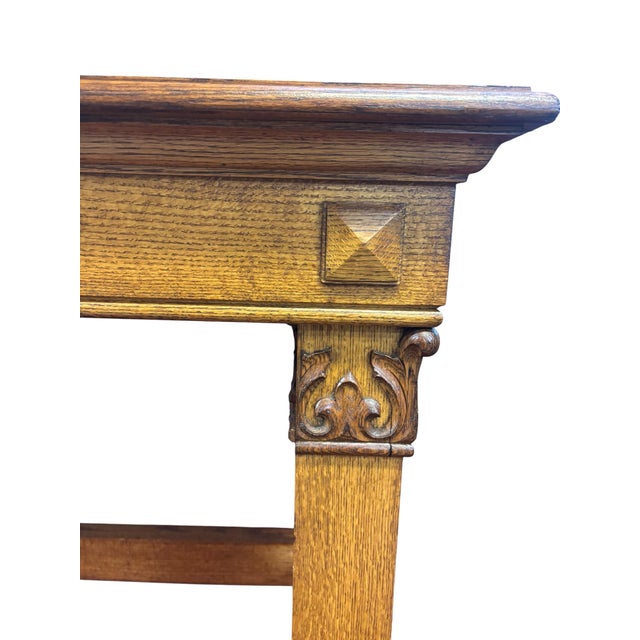 Early 1900s Memorial Communion Table Presented to Rev. Samuel R McClain, Bethlehem Missionary Baptist Church For Sale In Greensboro - Image 6 of 8