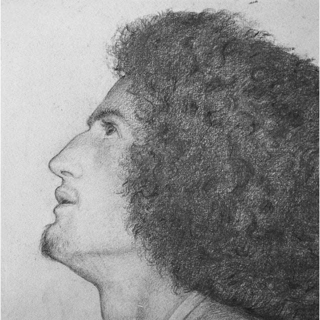 Renaissance 1959 After Dante Gabriel Rossetti "Portrait of Algernon Charles Swinburne", First Edition Photogravure For Sale - Image 3 of 10