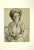 Mid-Century Modern Unknown, Portrait of Woman, Original Drawing, 1950 For Sale - Image 3 of 3