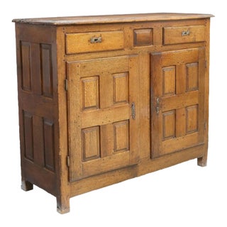 18th Century Antique French Louis XIII Style Oak Sideboard For Sale