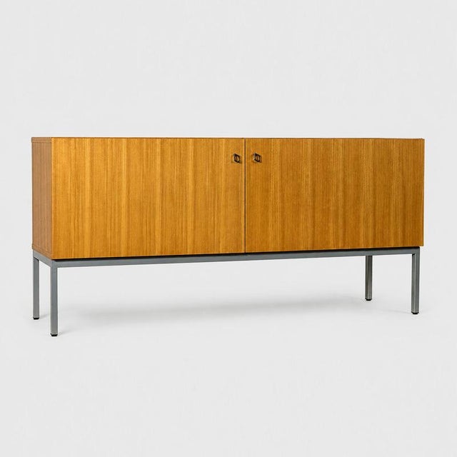 Vintage Low Sideboard with Metal Base, 1970s For Sale - Image 6 of 6