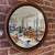 Round Teak Mirror Denmark (1960s) For Sale - Image 4 of 4