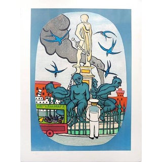 Giuseppe Viviani, I Quattro Mori, 1964, Lithograph For Sale