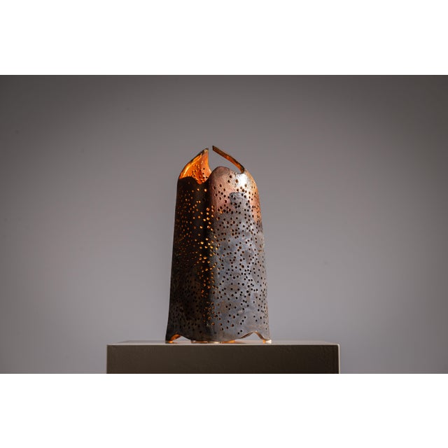 Mid-Century Modern Sculptural Ceramic Table Lamp, 1970s For Sale - Image 3 of 15