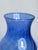 1980s Set of 2, Cobalt Blue Hand-Blown Studio Art Glass Vases, 7” & 4” For Sale - Image 4 of 6