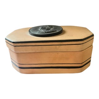 Antique Mid 19th Century Ceramic Box For Sale