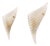 Vintage Pressed Molded Murano Glass Wall Sconces, Italy, 1980, Set of 2 For Sale