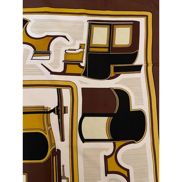 Hermès Scarf “Les Coupés” 1970 For Sale In New York - Image 6 of 9