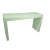 Mid-Century Modern Late 20th Century Parsons Style Mint Green Console Table For Sale - Image 3 of 5