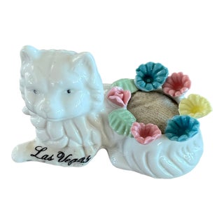 Vintage Cat Pin Cushion Las Vegas Souvenir For Sale