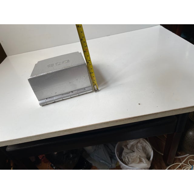 Silver Vintage Garthe Wall Aluminum Ashtray from DSB Danish State Railways, 1970s For Sale - Image 8 of 11