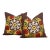 Pair of 18" Multicolor Suzani Medallion Pillow Covers For Sale
