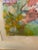 Lithograph print of a woman with flowers by artist Greta Schreyer (1917-2005). Born in Vienna,worke din Vienna and NYC...