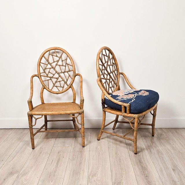Traditional Pair of Chairs by Elinor McGuire, Circa 1964 For Sale - Image 3 of 17