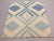 Vintage Turkish Blue & Beige Wool Square Tribal Kilim Rug, 1960s For Sale - Image 11 of 11