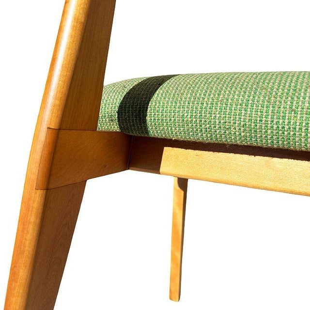 Green Model 4663 Walnut Dining Chairs Attributed to George Nelson for Herman Miller, Set of 6 For Sale - Image 8 of 9