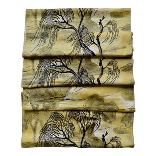 Mid-Century Weeping Willow Fabric Samples - Set of 4 For Sale