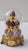 A charming late 20th-century House of Fabergé Ruby Garden miniature egg display, featuring eight richly decorated eggs...