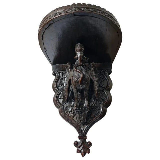 Wood 19th Century Burmese Wall Bracket, 1880s For Sale - Image 7 of 9
