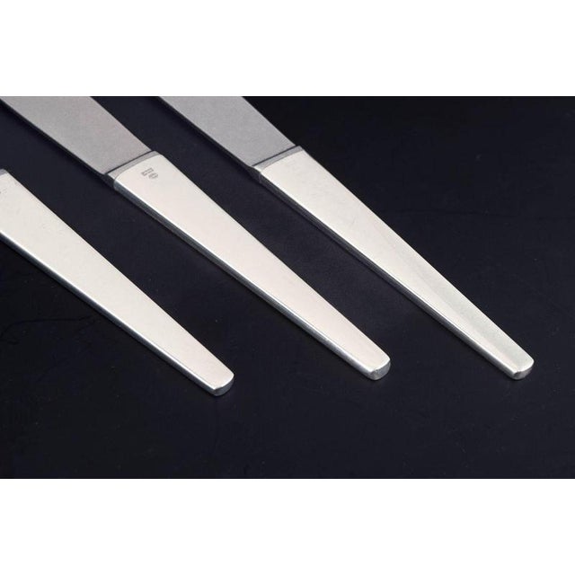 Caravel Dinner Knives by Henning Koppel for Georg Jensen, 1940s, Set of 3 For Sale - Image 3 of 5