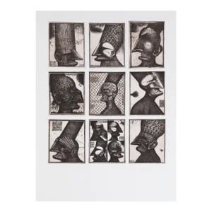 Alexander Brodsky and Ilya Utkin, Unknown Person From Brodsky and Utkin: Projects 1981 - 1990, Etching