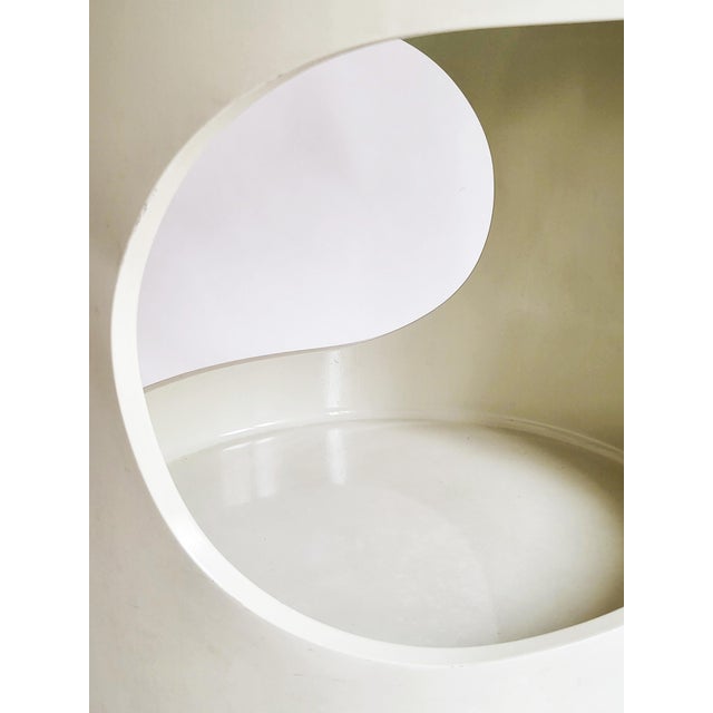 Beige Space Age Luna Side Table by Opal for Opal Möbel, 1960s For Sale - Image 8 of 16