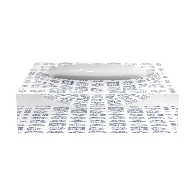 2020s Bougie Diamonds Ice Acrylic Candy Catchall Dish, Large For Sale - Image 5 of 9