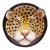 Mid-Century Hollywood Regency Italian Terracotta Leopard Plate Bowl For Sale