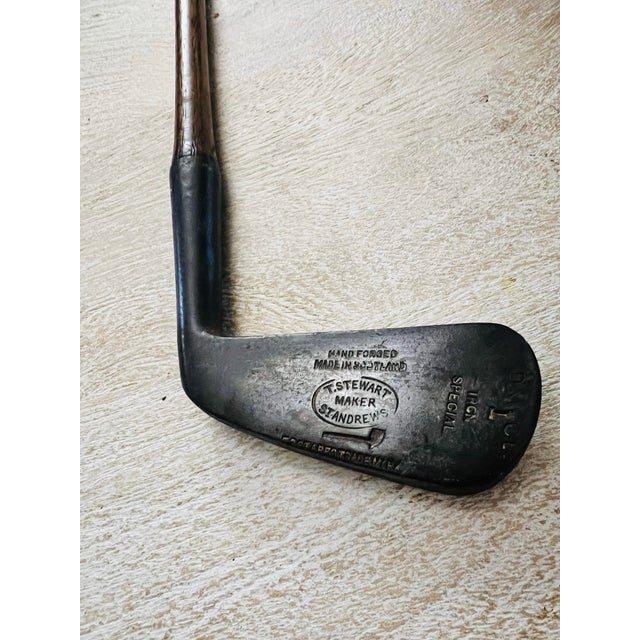 Metal Antique Golf Club Hand Forged Tom Stewart of St. Andrews, Scotland. For Sale - Image 7 of 8