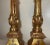 1970s Pair Large Vintage Carved Ornate Gold Gilt Wood Religious Altar Candlesticks For Sale - Image 5 of 11