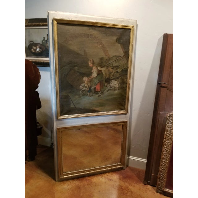 18th Century French Trumeau Mirror For Sale - Image 11 of 11