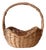 Vintage Willow Gathering Basket For Sale