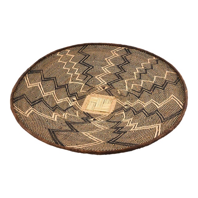 Early 20th Century Tonga Binga Basket 23 Inch For Sale