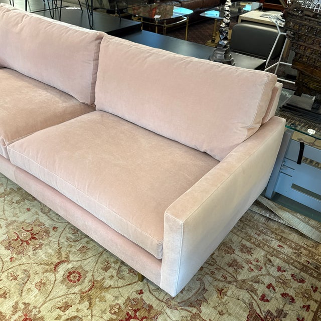 Room & Board Jasper Sofa, Rose For Sale In San Francisco - Image 6 of 12