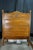 Antique 19th C. American Victorian Carved Golden Oak Paneled High Back Bed Frame For Sale - Image 9 of 18