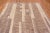 Primitive Neutral Earthy Brown Grey Cream Geometric Contemporary Modern Area Rug, Country of origin: Central Asia, Circa...