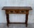 Spanish 20th Century Spanish Tuscan Console Table With Two Drawers and Turned Legs For Sale - Image 3 of 13