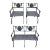 Mid 20th Century Hollywood Regency Molla Seahorse and Scallop Shell Patio Set, 3 Pieces For Sale