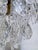 Brass Vintage Crystal Teardrop Chandelier With Embossed Cherub Brass Crown For Sale - Image 8 of 11