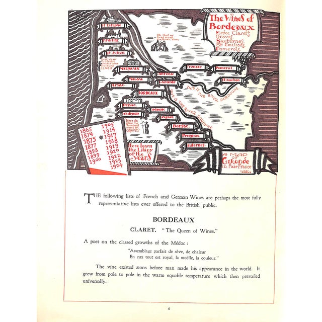 "A Book of Wine and the Wholesale Prices of Wines in the Savoy Cellar" 1937 For Sale In New York - Image 6 of 16