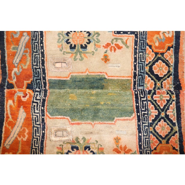 Early 20th Century Tibetan Saddlebag Textile Rug - 2'2" x 3'5" For Sale - Image 4 of 18