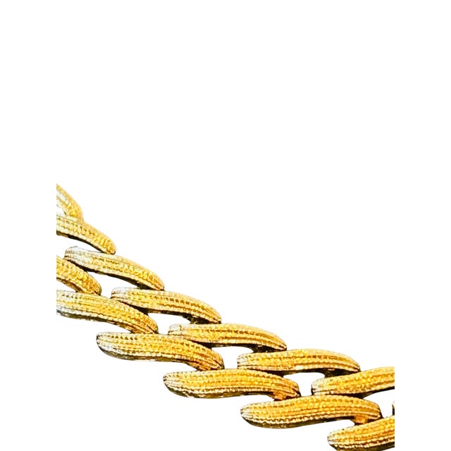 Metal Mid 20th Century Monet Necklace For Sale - Image 7 of 9