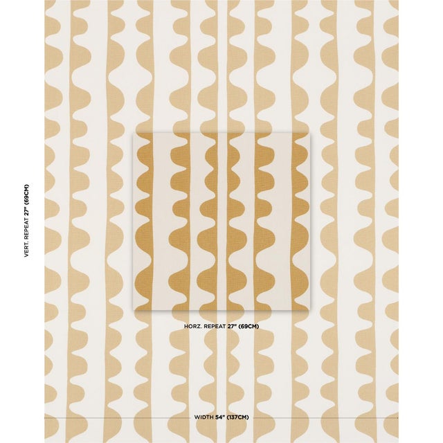 Hadiya Williams used markers to draw the original artwork for Drift, an evocative undulating pattern with a unique stripe...