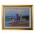 Robert Hagan"Beach Party"Oil on Canvas Girls on Beach Hand Signed For Sale