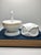 Mid-Century Modern Fenton Milk Glass Owl Decision Maker Fortune Spinner Ring Holder. For Sale - Image 3 of 12