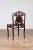 Chinese Antique Rosewood Side Chair with Open Fretwork and Marble Medallion For Sale - Image 4 of 13